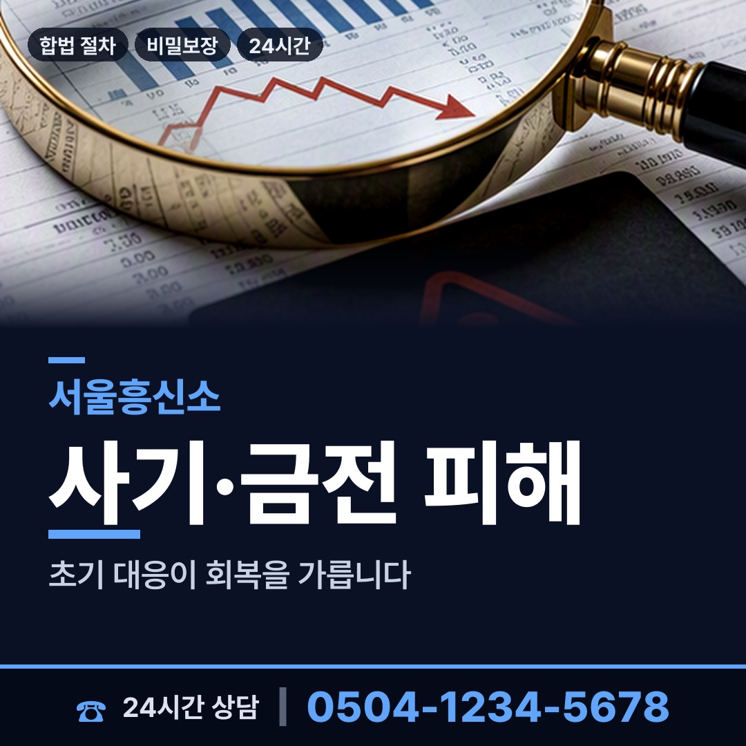 서울 휘경제2동 채무자추적 상담 안내